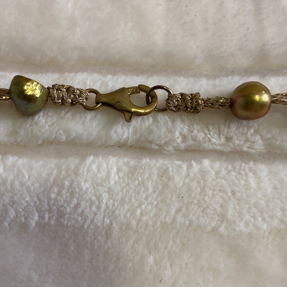 Threaded pearl necklace - Picture 4 of 6